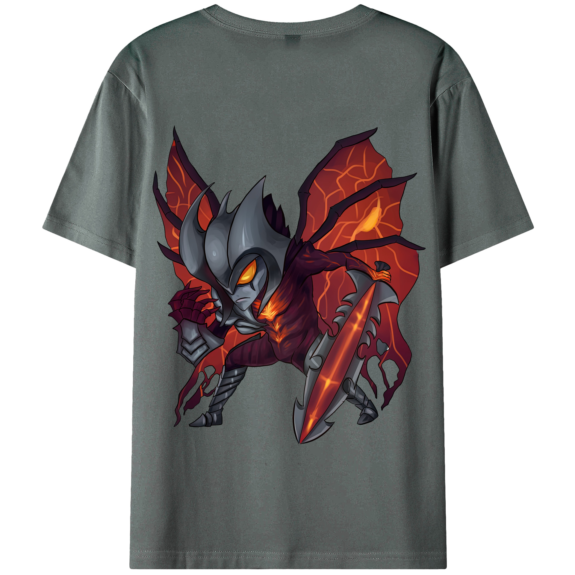 リーグ・オブ・レジェンド League of Legends LOL 綿100％半袖Tシャツ（背面プリント）